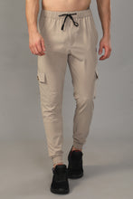 KA53 Cargo Joggers Midline Zip Trackpant |Peach