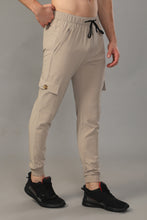 KA53 Cargo Joggers Midline Zip Trackpant |Peach
