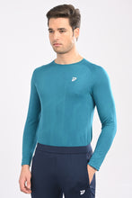 KA53 Printed Long Sleeve T-Shirt for Men | Magenta Blue