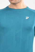 KA53 Printed Long Sleeve T-Shirt for Men | Magenta Blue