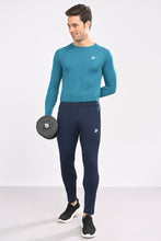 KA53 Printed Long Sleeve T-Shirt for Men | Magenta Blue