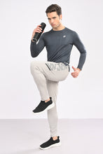 KA53 Printed Long Sleeve T-Shirt for Men | Dark Grey