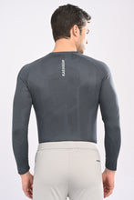 KA53 Printed Long Sleeve T-Shirt for Men | Dark Grey