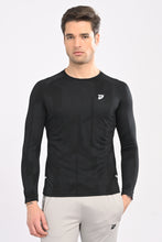 KA53 Printed Long Sleeve T-Shirt for Men | Black