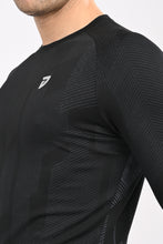 KA53 Printed Long Sleeve T-Shirt for Men | Black