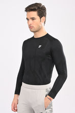 KA53 Printed Long Sleeve T-Shirt for Men | Black