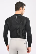 KA53 Printed Long Sleeve T-Shirt for Men | Black