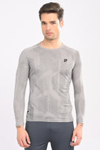 KA53 Printed Long Sleeve T-Shirt for Men | Light Grey