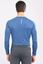 KA53 Printed Long Sleeve T-Shirt for Men | Ink Blue