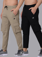 KA53 Travel Cargos Combo | Camel ,Black