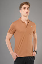 KA 53 Pocket Collar Dri-FIT T-Shirt | Brown