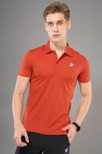 KA 53  Collar Dri-FIT T-Shirt | Red