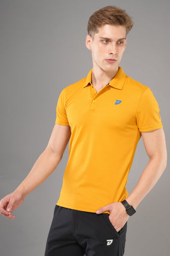 KA 53 Collar Dri-FIT T-Shirt | Yellow