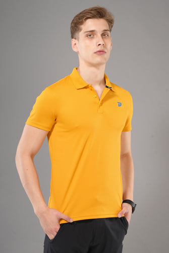 KA 53 Collar Dri-FIT T-Shirt | Yellow