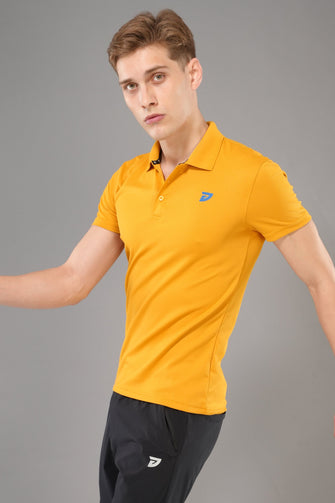 KA 53 Collar Dri-FIT T-Shirt | Yellow