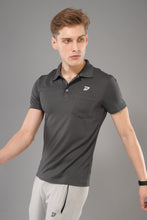 KA 53 Pocket Collar Dri-FIT T-Shirt | Dark Grey