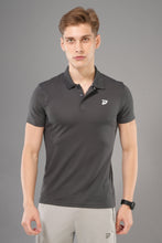 KA 53  Collar Dri-FIT T-Shirt | Dark Grey