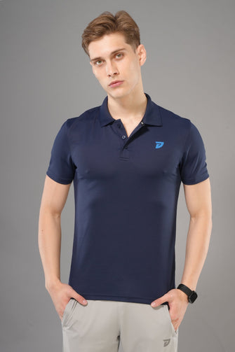 KA 53 Collar Dri-FIT T-Shirt | Navy