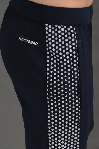 KA53 Aerodot Dri-FIT Trackpant - Navy Blue