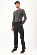 KA53 Nylon Relaxed Fit Trackpant Black