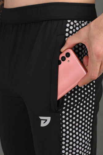 KA53 Aerodot Dri-FIT Trackpant - Black