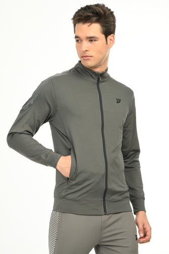 KA53 Unisex RapidDry Dri-FIT Lycra Jacket | M grey