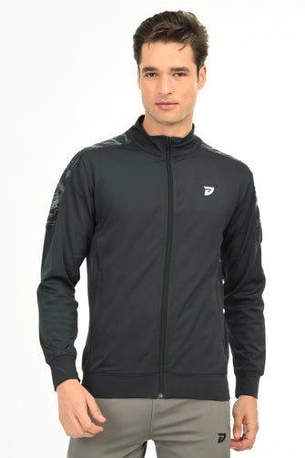 KA53 Unisex RapidDry Dri-FIT Lycra Jacket | D. Grey
