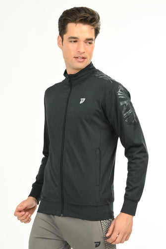 KA53 Unisex RapidDry Dri-FIT Lycra Jacket | D. Grey
