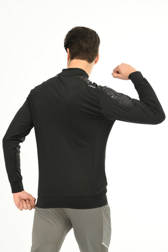 KA53 Unisex RapidDry Dri-FIT Lycra Jacket | Black