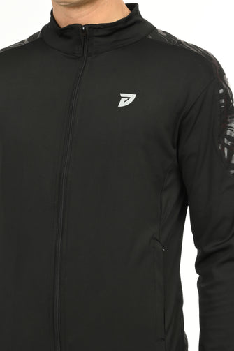 KA53 Unisex RapidDry Dri-FIT Lycra Jacket | Black