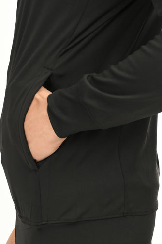 KA53 Unisex RapidDry Dri-FIT Lycra Jacket | Black