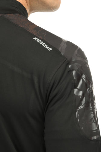 KA53 Unisex RapidDry Dri-FIT Lycra Jacket | Black