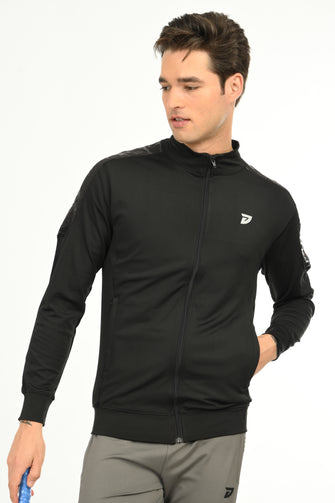 KA53 Unisex RapidDry Dri-FIT Lycra Jacket | Black