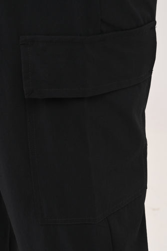 KA53 QuickDry Water Resistant Travel Cargos - Black