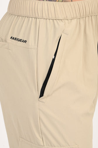 KA53 QuickDry Water Resistant Travel Cargos - Plaze Taupe