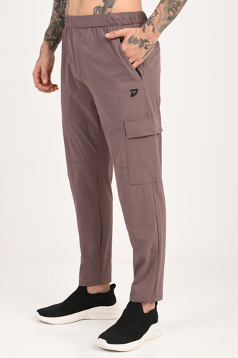 KA53 QuickDry Water Resistant Travel Cargos - Dusky Plum