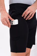KA53 2-in-1 Compression Shorts Black