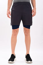 KA53 2-in-1 Compression Shorts  Volcanic