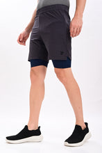 KA53 2-in-1 Compression Shorts  Volcanic