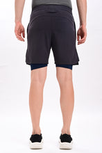 KA53 2-in-1 Compression Shorts  Volcanic