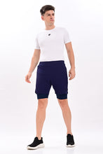 KA53 2-in-1 Compression Shorts Mid Night Navy