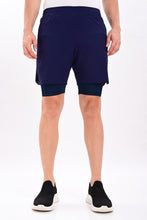 KA53 2-in-1 Compression Shorts Mid Night Navy