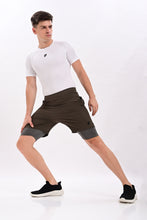 KA53 2-in-1 Compression Shorts Tundra