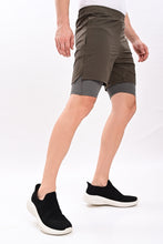 KA53 2-in-1 Compression Shorts Tundra