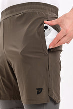 KA53 2-in-1 Compression Shorts Tundra