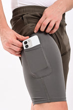 KA53 2-in-1 Compression Shorts Tundra