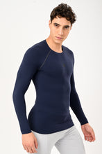 KA53 Compression Full Sleeve Navy Blue