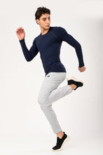KA53 Compression Full Sleeve Navy Blue