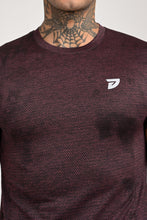 KA53 Performance Activewear Dri-Fit T-Shirt Wine Black
