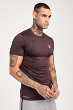 KA53 Performance Activewear Dri-Fit T-Shirt Wine Black